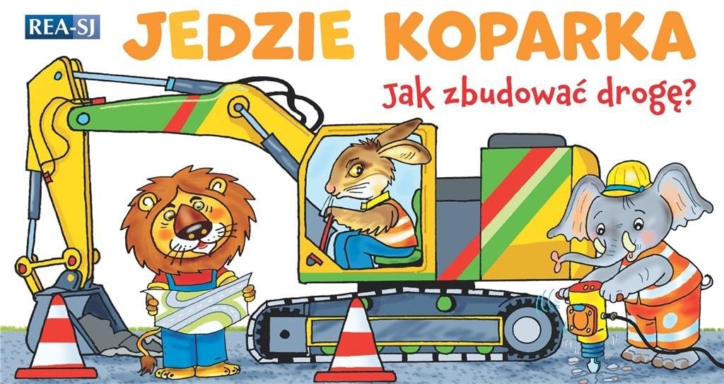 Jedzie koparka rozkładanka Books
