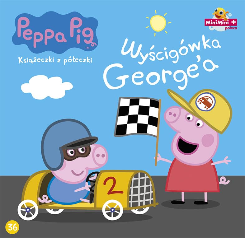 Świnka Peppa Książeczki z półeczki Tom 36 Wyścigówka George'a Books