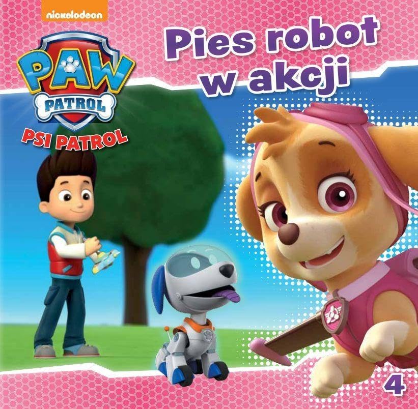 Psi Patrol 4 Pies robot w akcji book