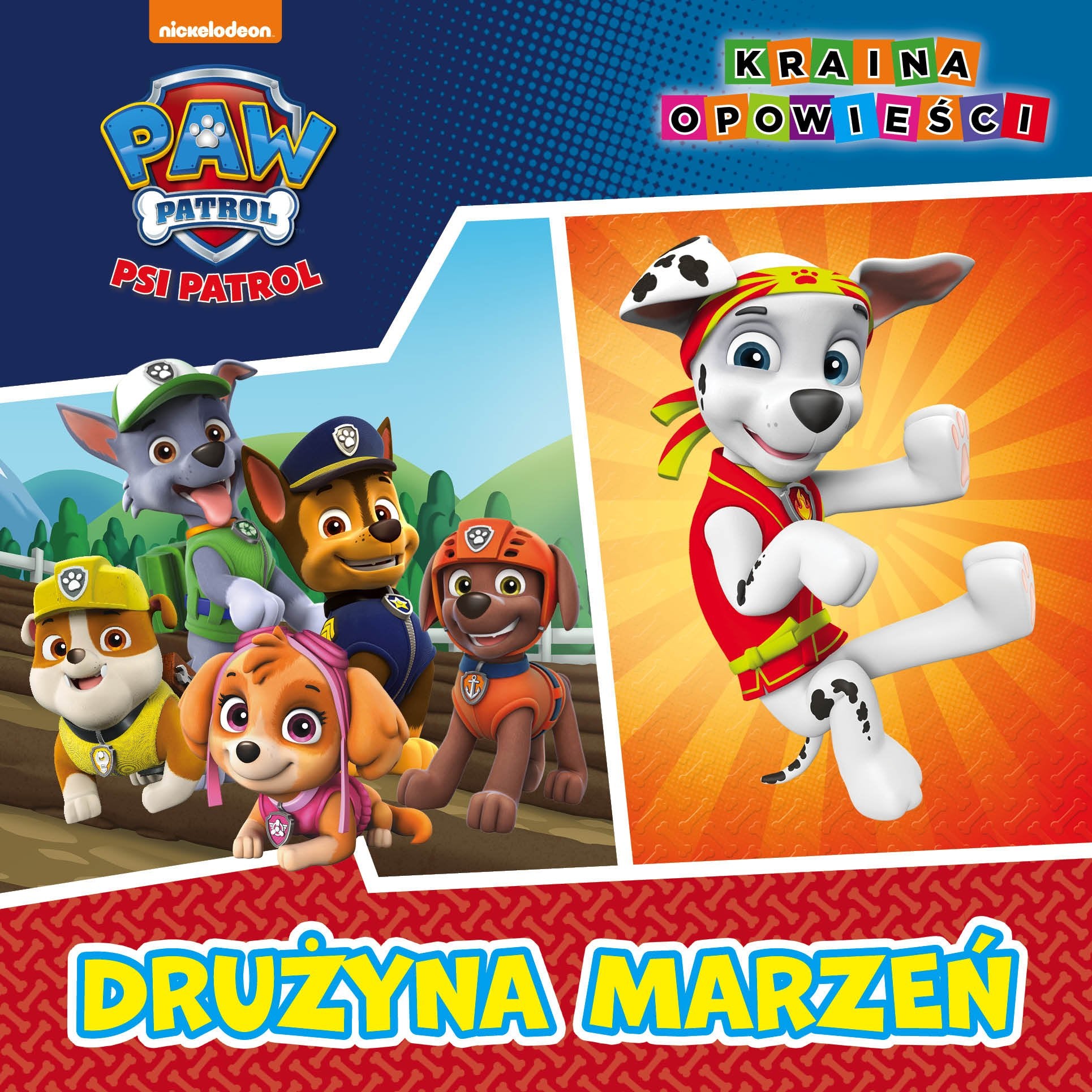 Psi Patrol Kraina opowiesci Druzyna marzen book