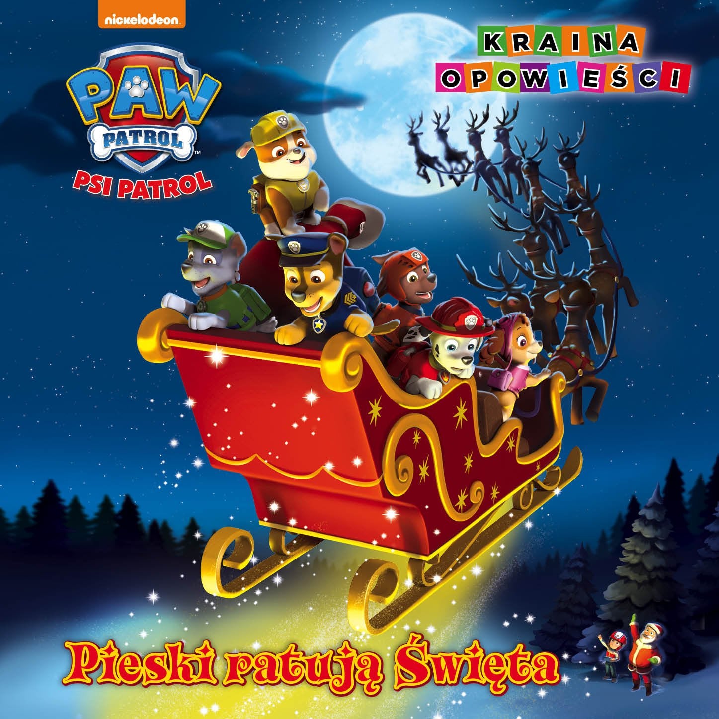 Psi Patrol Kraina opowiesci Pieski ratuja swieta book