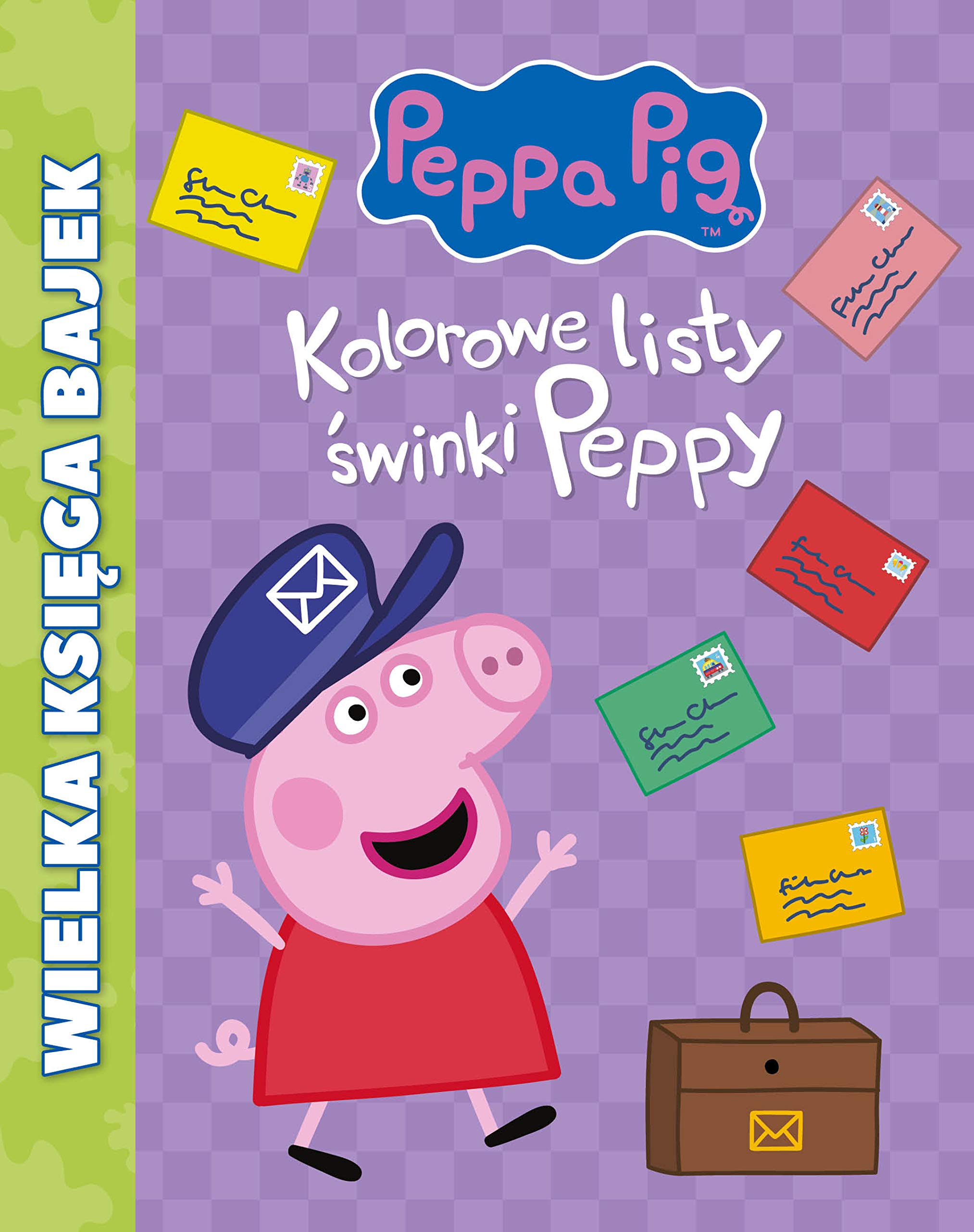 Świnka Peppa Wielka Księga Bajek Kolorowe listy świnki Peppy Books