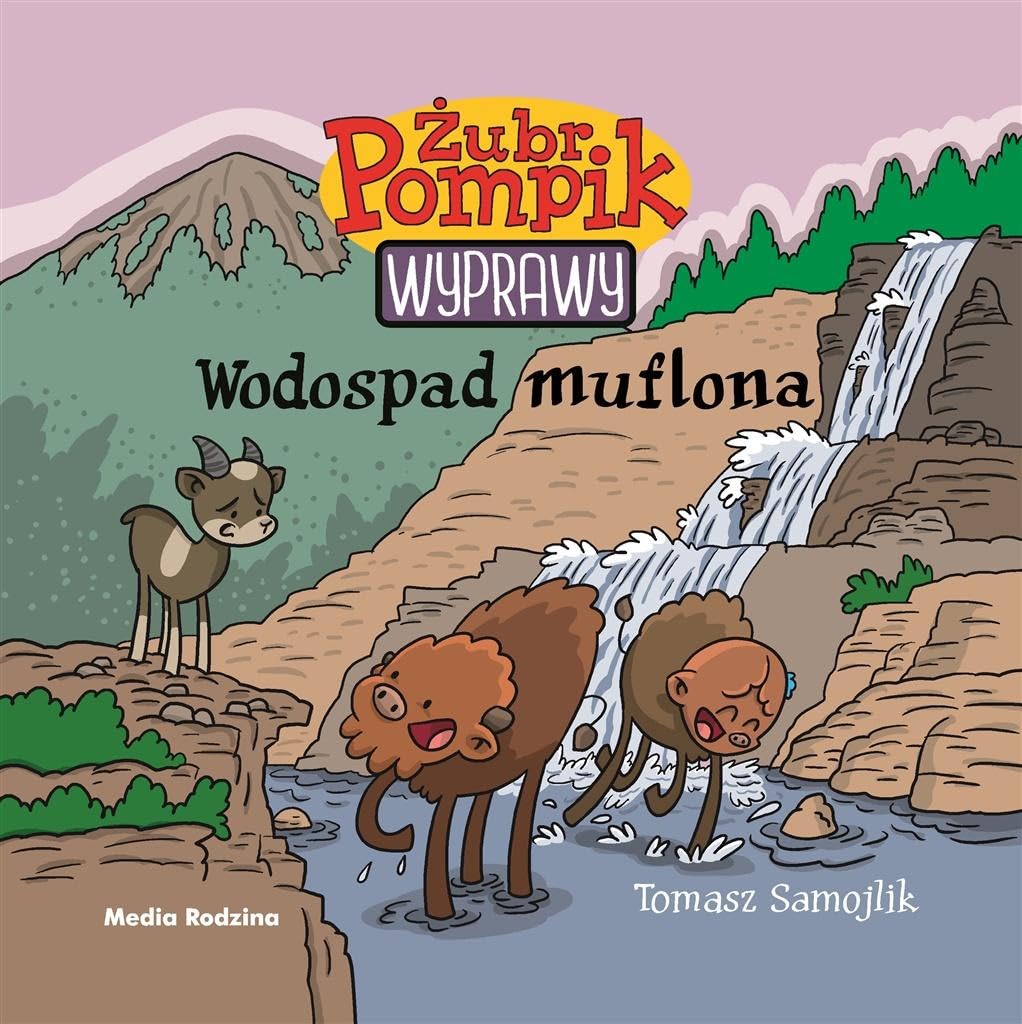 Żubr Pompik Wyprawy Wodospad muflona Books
