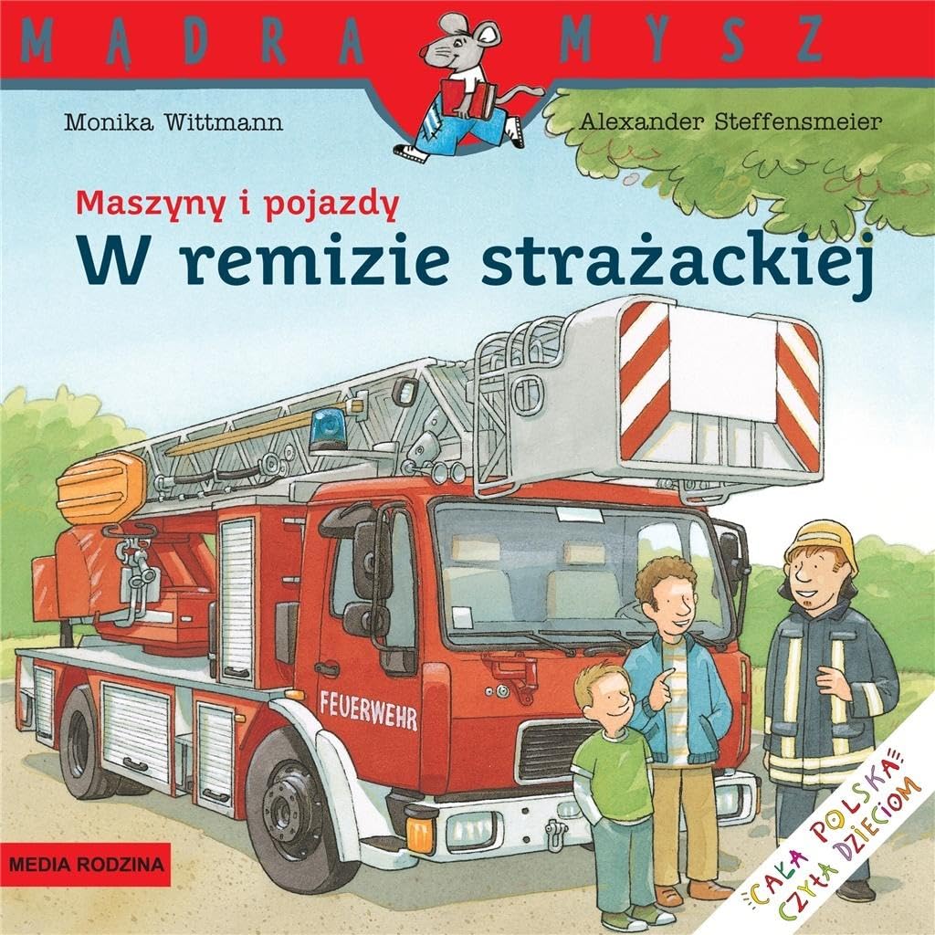 Mądra Mysz Maszyny i pojazdy W remizie strażackiej book