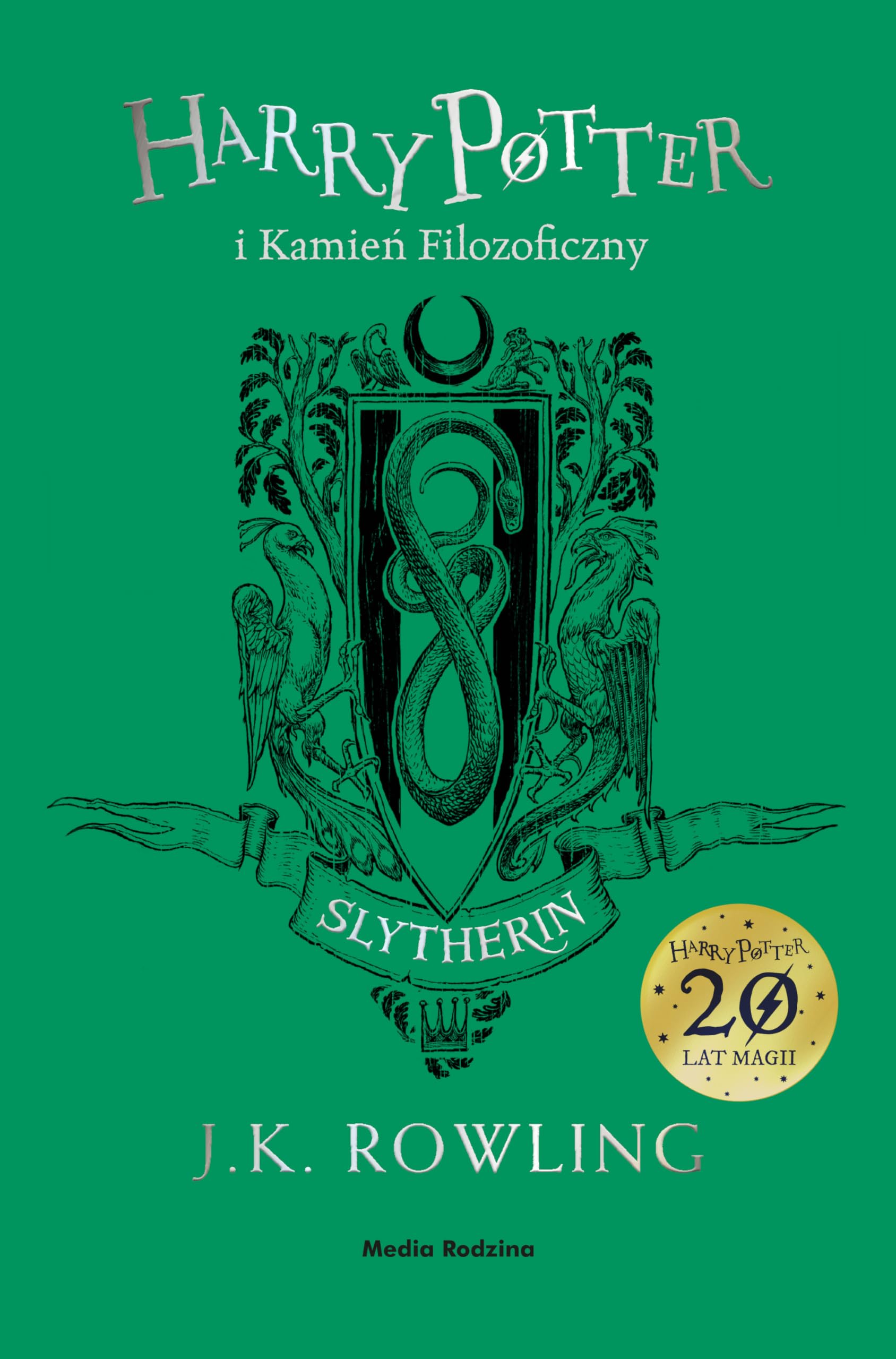Harry Potter i kamień filozoficzny Slytherin book