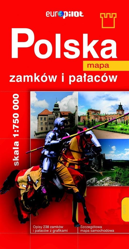 Polska mapa zamków i pałaców 1:750 000 book