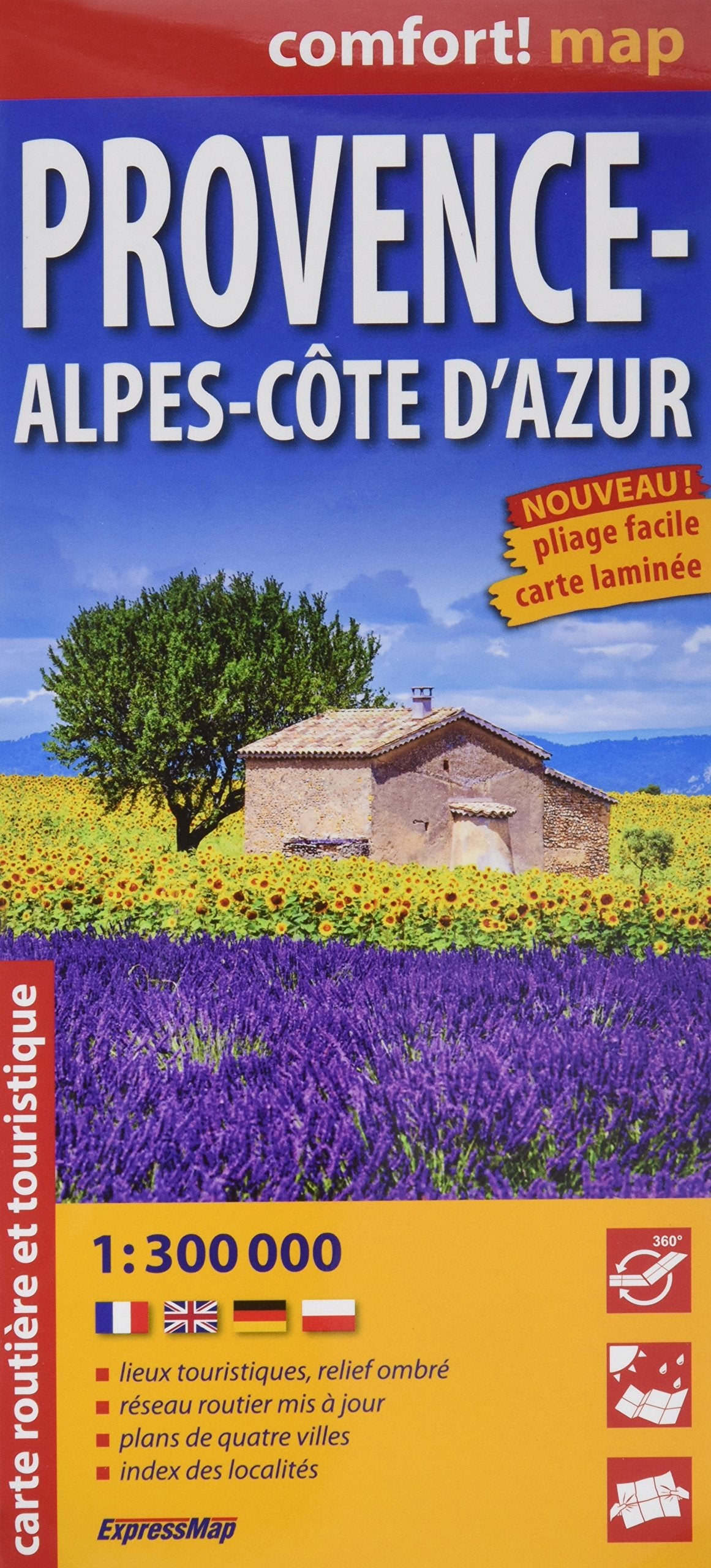 Provence / Alpes / Côte d'Azur (comfort! map) Leisure, Home & Garden Books