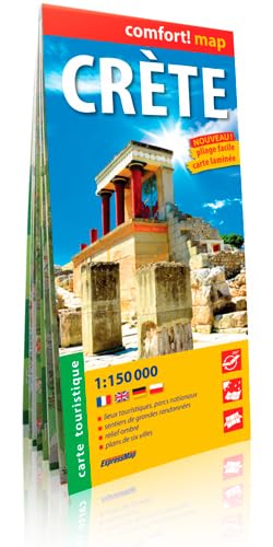 Crete 1/150.000 (Comfort !Map, Laminée) Leisure, Home & Garden Books