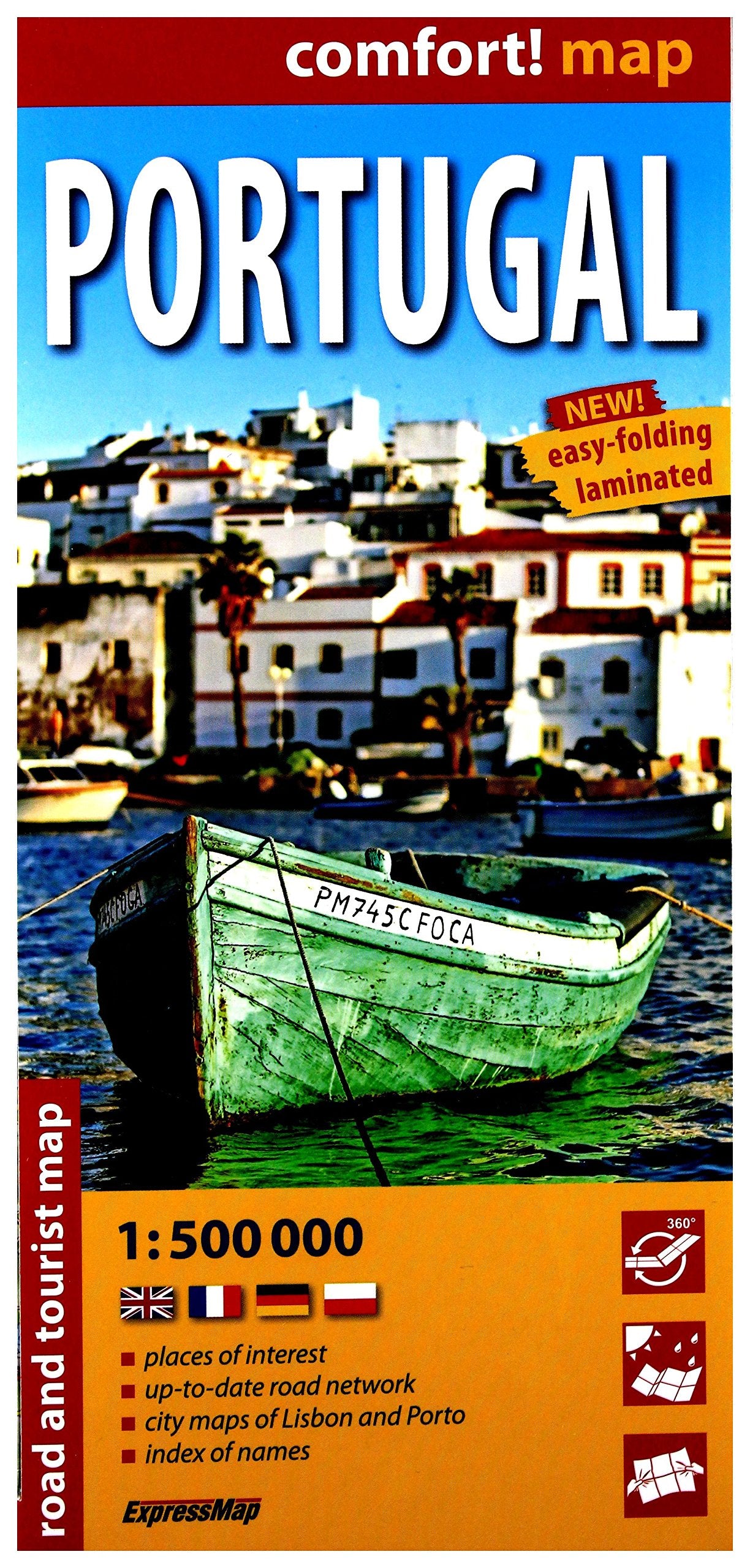 Portugal 1/500.000 (Comfort !Map) book