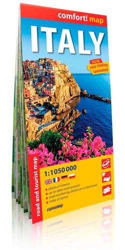 Italie (Gb) 1/1 050.000 (Comfort !Map, Laminée) book
