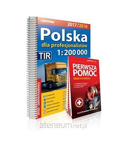 Atlas samochodowy Polska dla profesjonalistĂlw + Pierwsza pomoc book