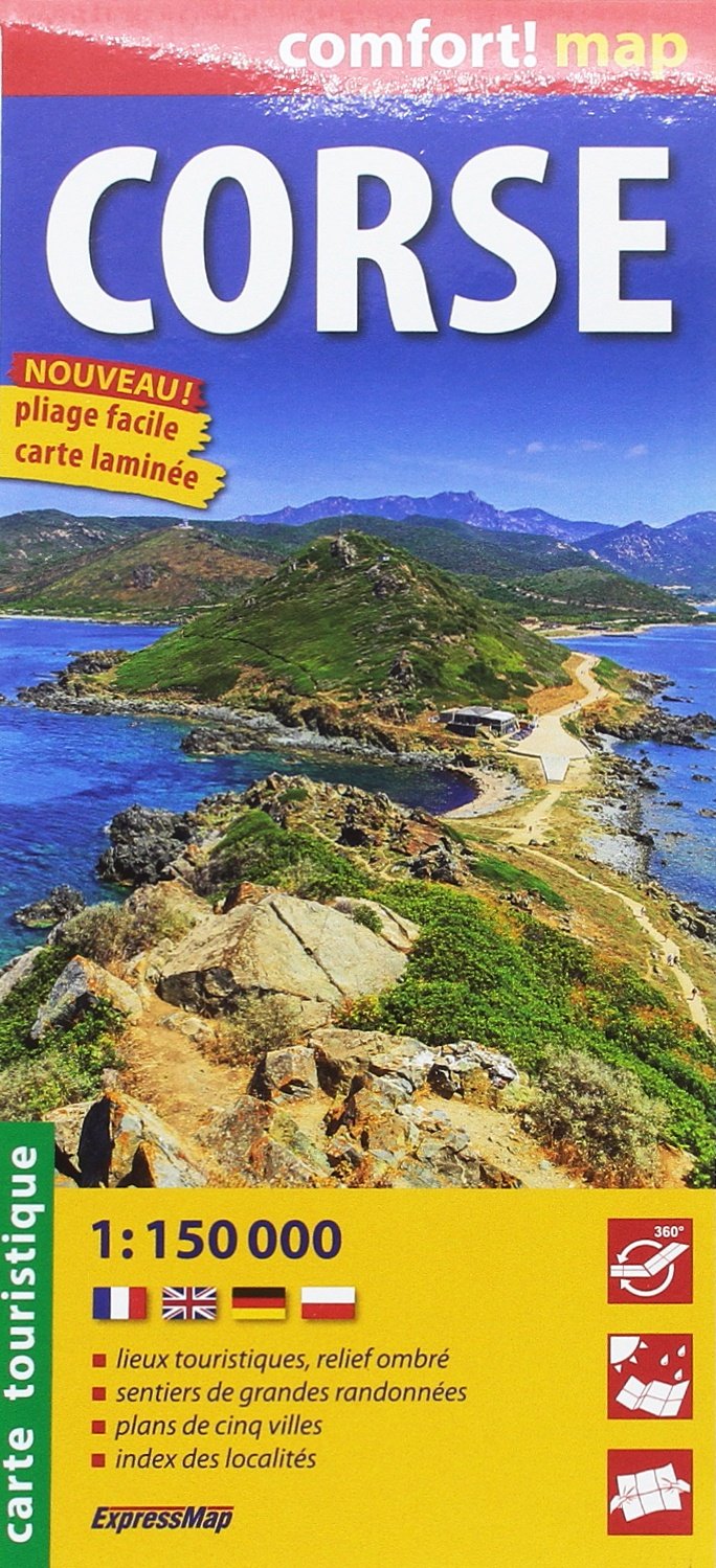 Corse 1/150.000 (Comfort !Map, Laminée) book