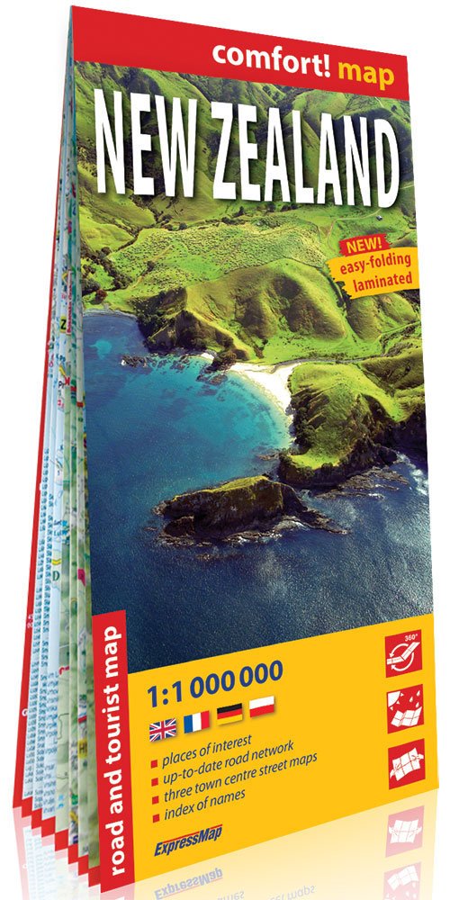 Nouvelle Zelande 1/1M (Gb) (Comfort !Map, Laminée) book