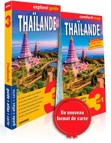 Thaïlande : 3 en 1 : guide + atlas + carte Leisure, Home & Garden
