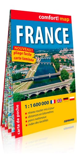 France 1/1M600 (Carte De Poche Laminée) Leisure, Home & Garden