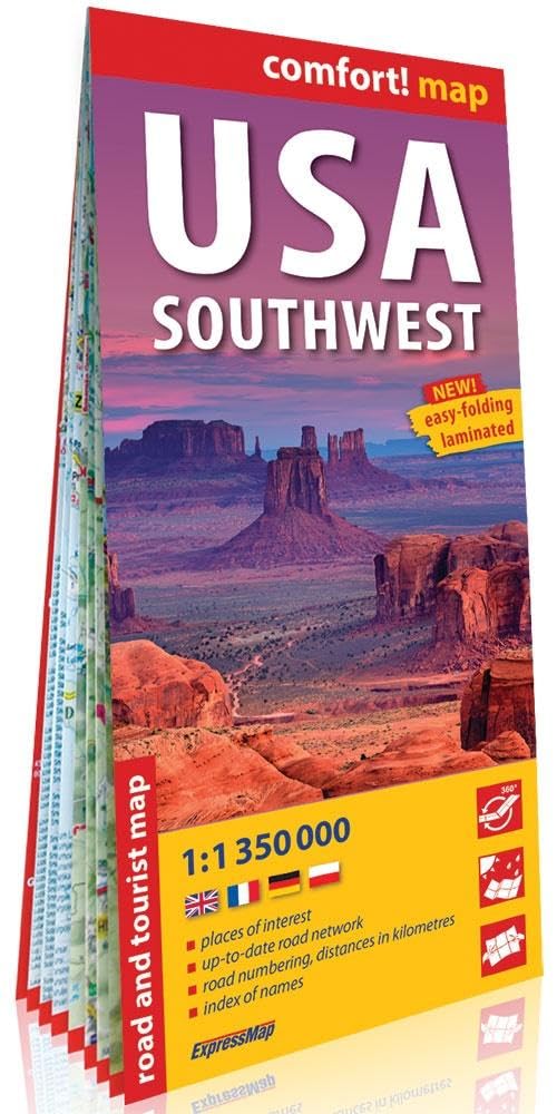 comfort! map USA Southwest Leisure, Home & Garden Books