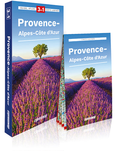 Provence-Alpes-Côte d'Azur : 3 en 1 : guide, atlas, carte laminée book