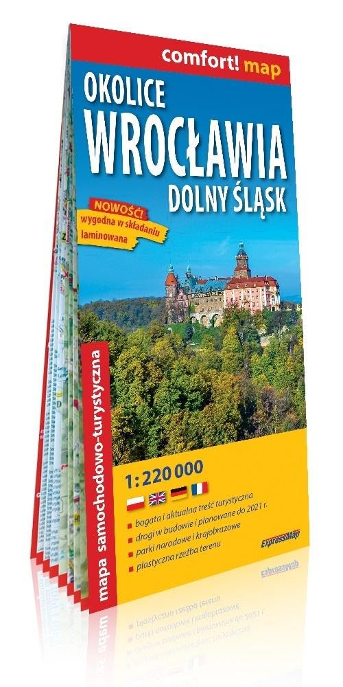 Comfort! map Okolice WrocĹawia 1:220 000 mapa Books