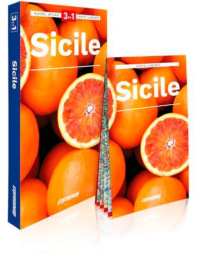 Sicile explore guide + atlas + map: Guide + Atlas + Carte routière 1/450 000 (explore! guide 3in1) Leisure, Home & Garden