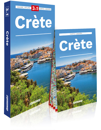 Crète : 3 en 1 : guide, atlas, carte laminée Leisure, Home & Garden