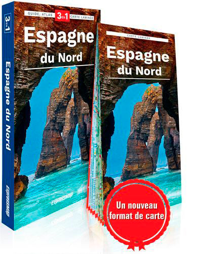 Espagne du Nord : 3 en 1 : guide, atlas, carte laminée book