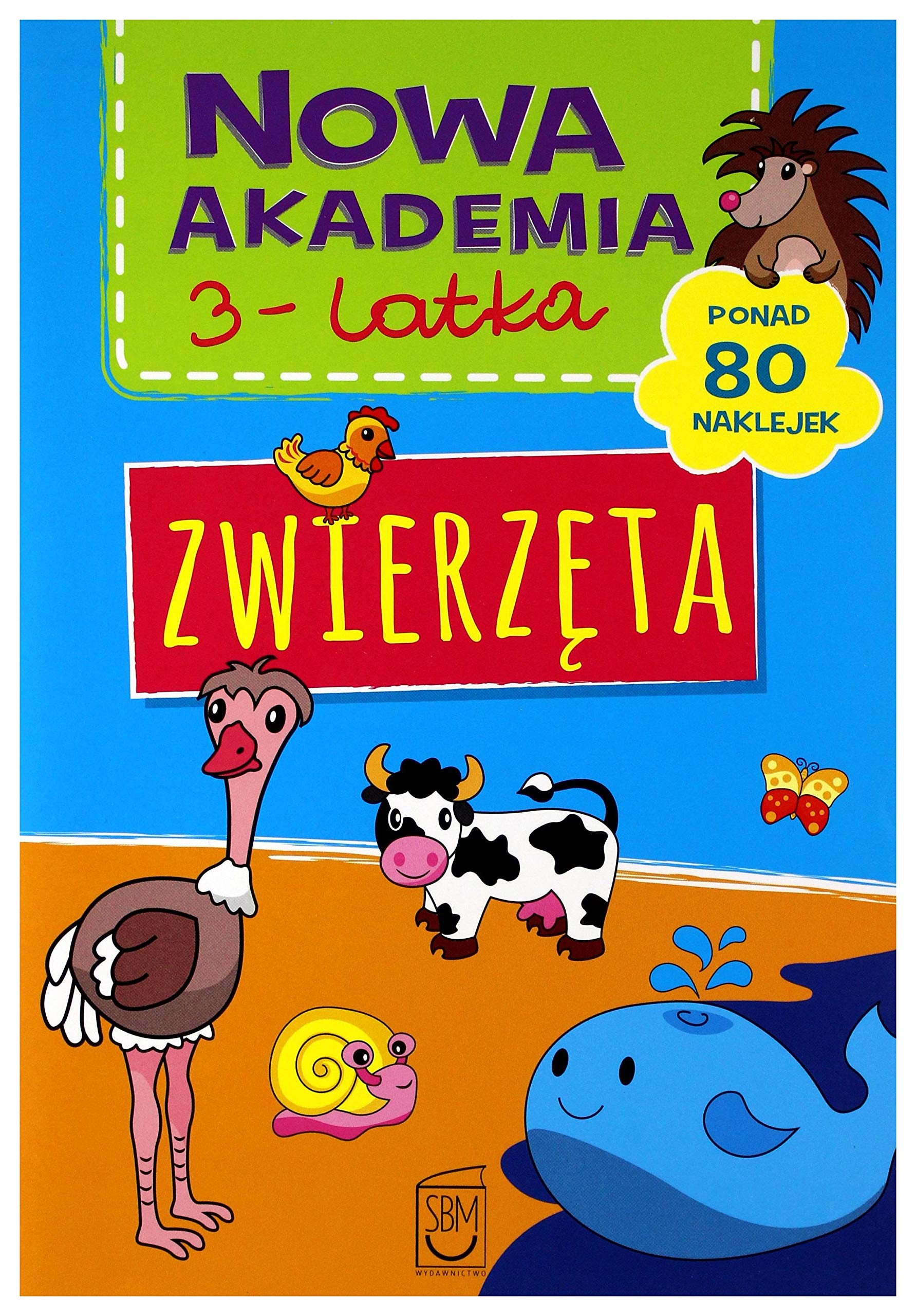 Nowa Akademia 3- latka Zwierzęta book