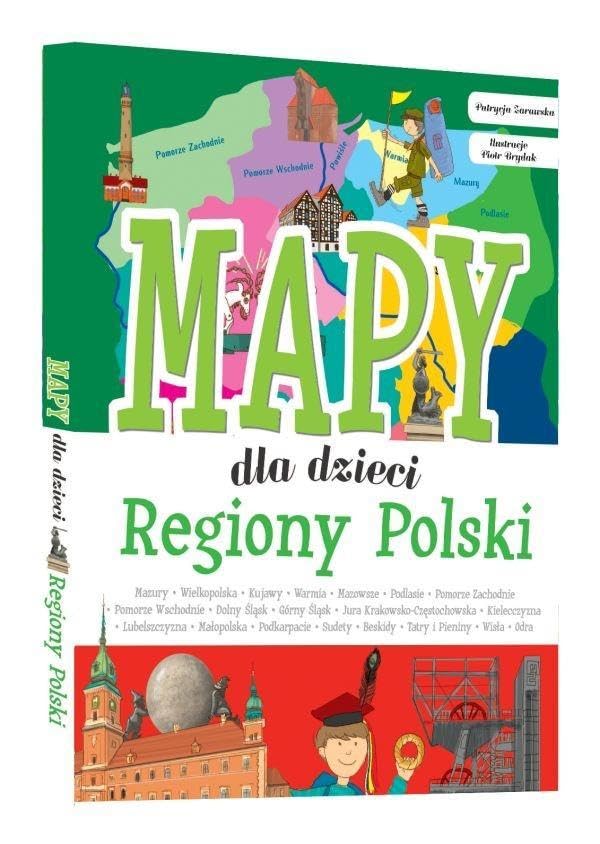 Regiony Polski Mapy dla dzieci book