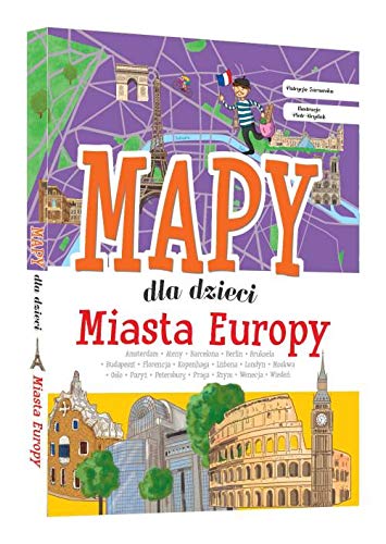 Miasta Europy Mapy dla dzieci book