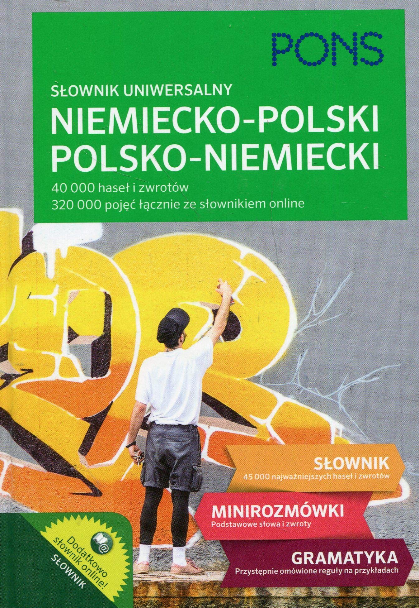 PONS Slownik uniwersalny niemiecko-polski polsko-niemiecki book