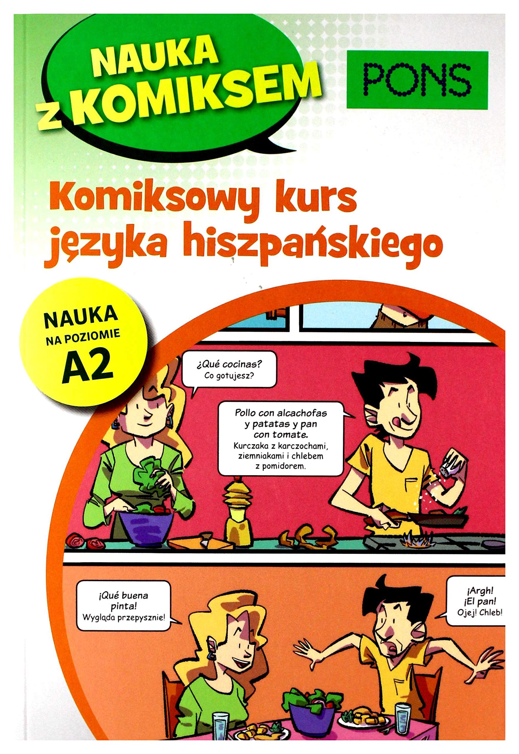 Komiksowy kurs języka hiszpańskiego PONS Poziom A2 book