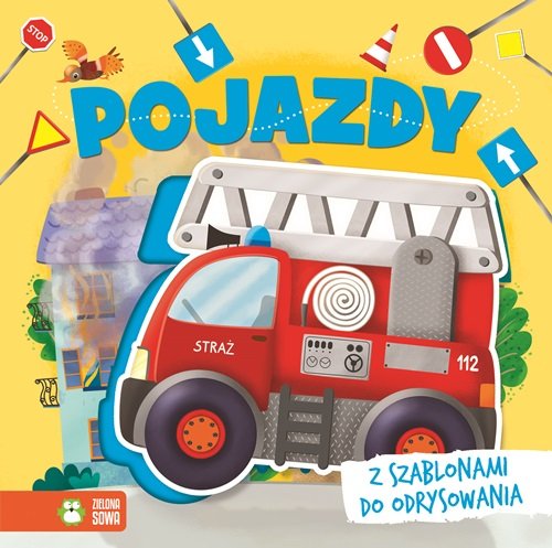 Ksiazka z szablonem Pojazdy book