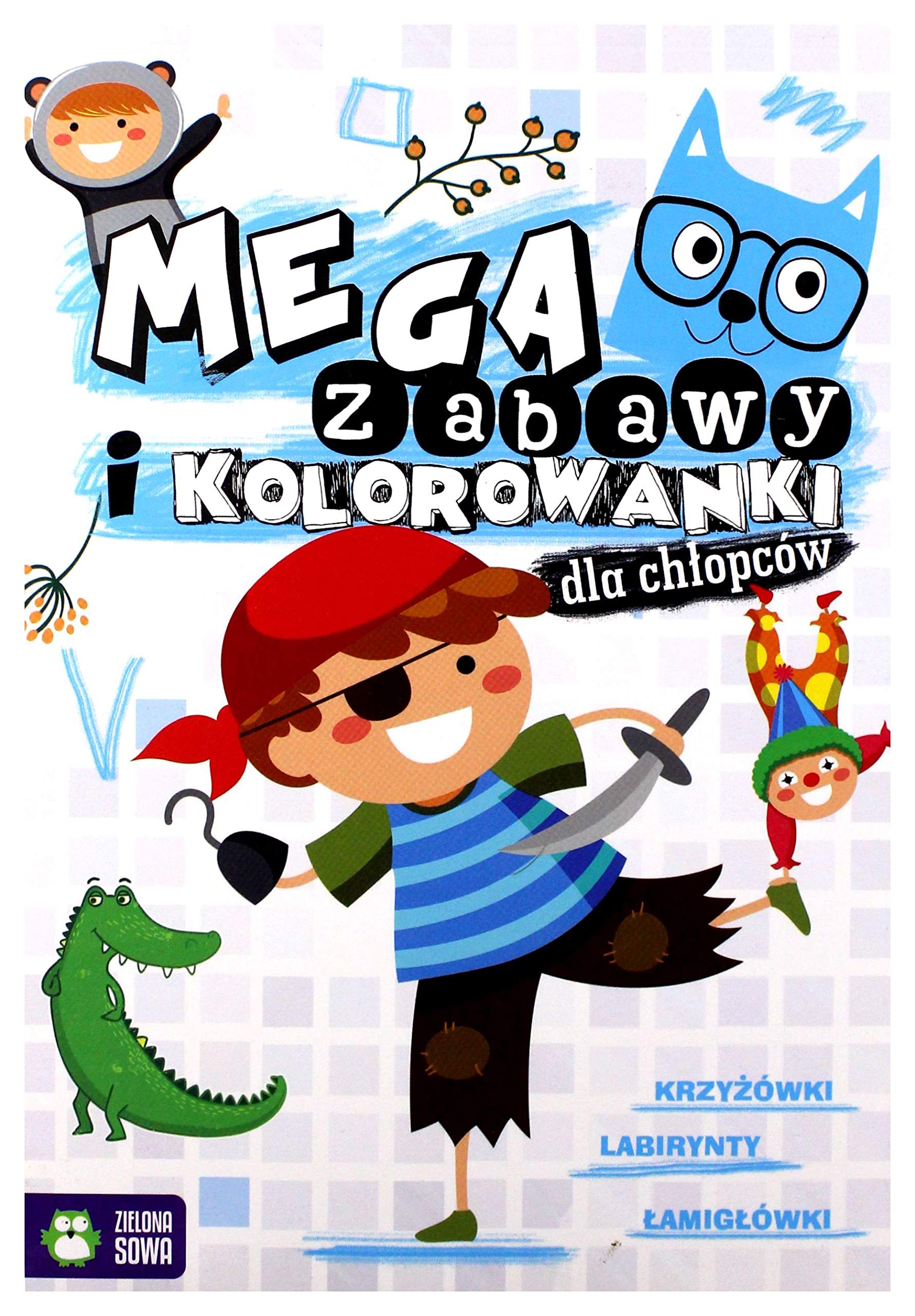 Megazabawy i kolorowanki dla chłopców Books