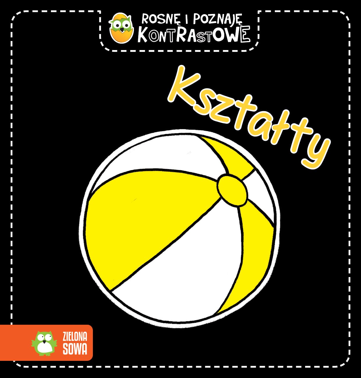 Rosnę i poznaję kontrastowe Kształty Books