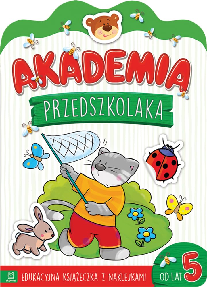 Akademia przedszkolaka od 5 lat Edukacyjna książeczka z naklejkami Books
