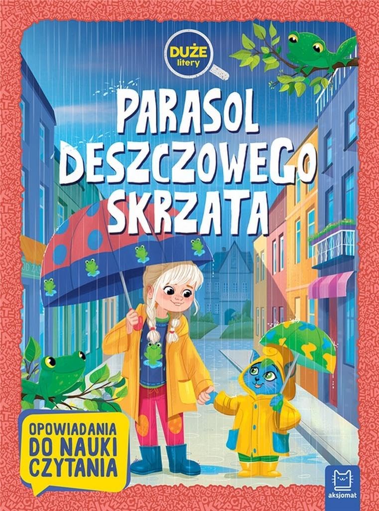 Parasol deszczowego skrzata: Duże litery Opowiadania do nauki czytania Books