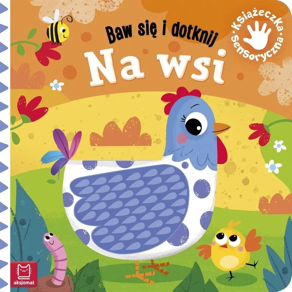 Baw się i dotknij Na wsi Książeczka sensoryczna Books