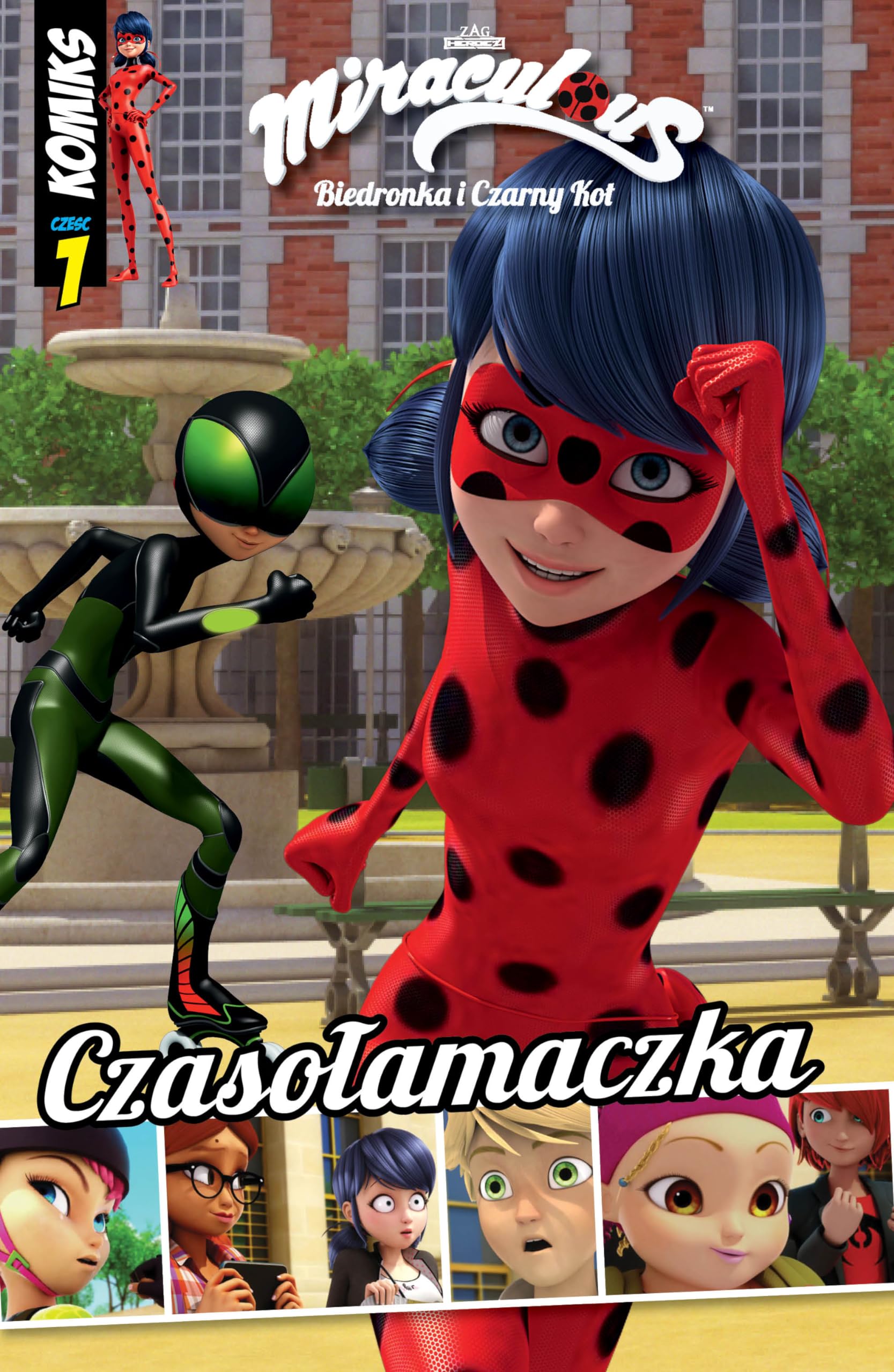 Biedronka i czarny Kot Komiks nr 1 Czasolamaczka Manga