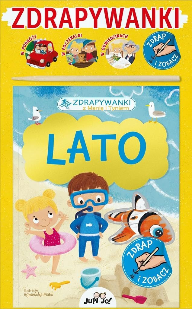 Lato z Manią i Tyniem Zdrapywanka: Maluj cały rok Books