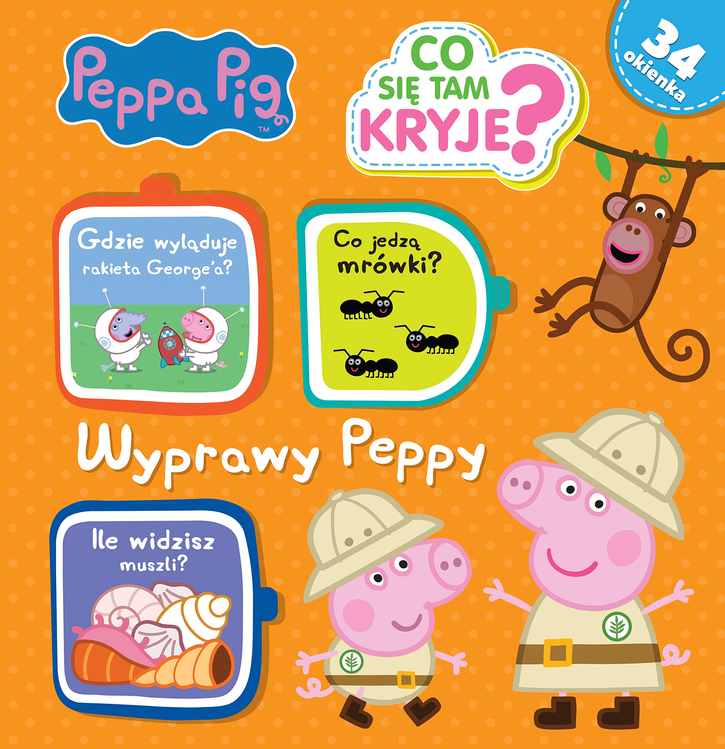 Świnka Peppa Co tam się kryje? Wyprawy Peppy Books