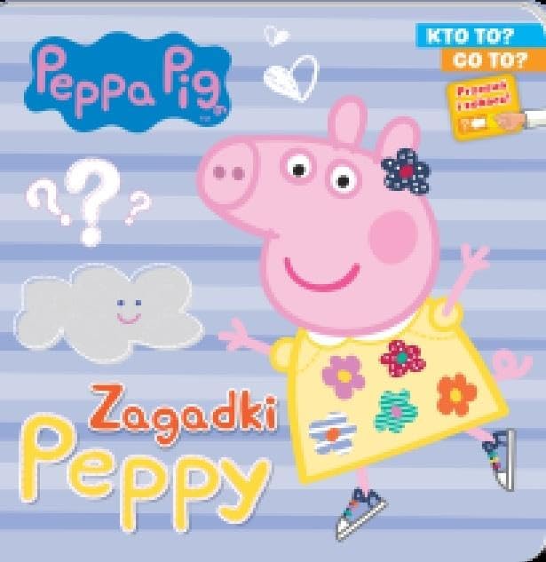 Ĺwinka Peppa. Kto to? Co to? Zagadki Peppy book