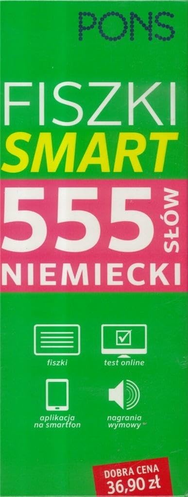 Fiszki SMART PONS 555 slów na co dzien Niemiecki: FISZKI SMART 555 SLÓW NIEMIECKI W.2 Books