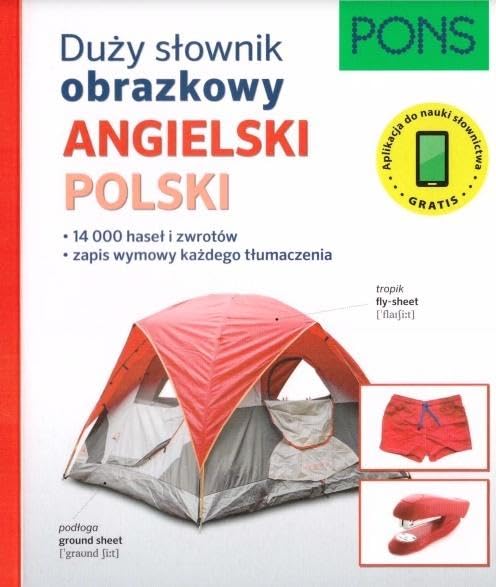 Duży słownik obrazkowy Angielski (PONS) Books