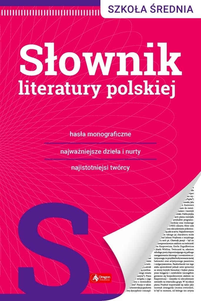Słownik literatury polskiej: Szkoła średnia Books