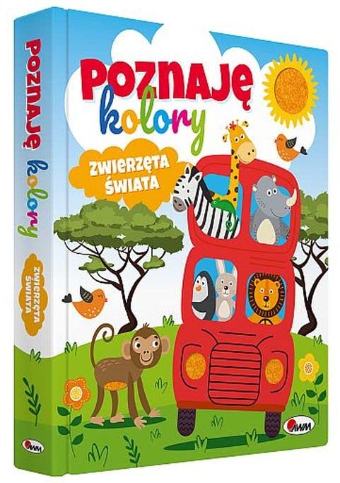 Poznaję kolory Zwierzęta świata Books