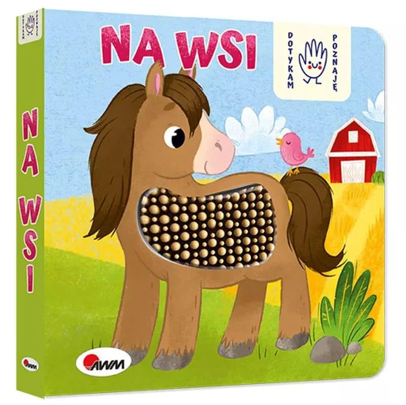 Dotykam poznaję Na wsi Książka sensoryczna Books