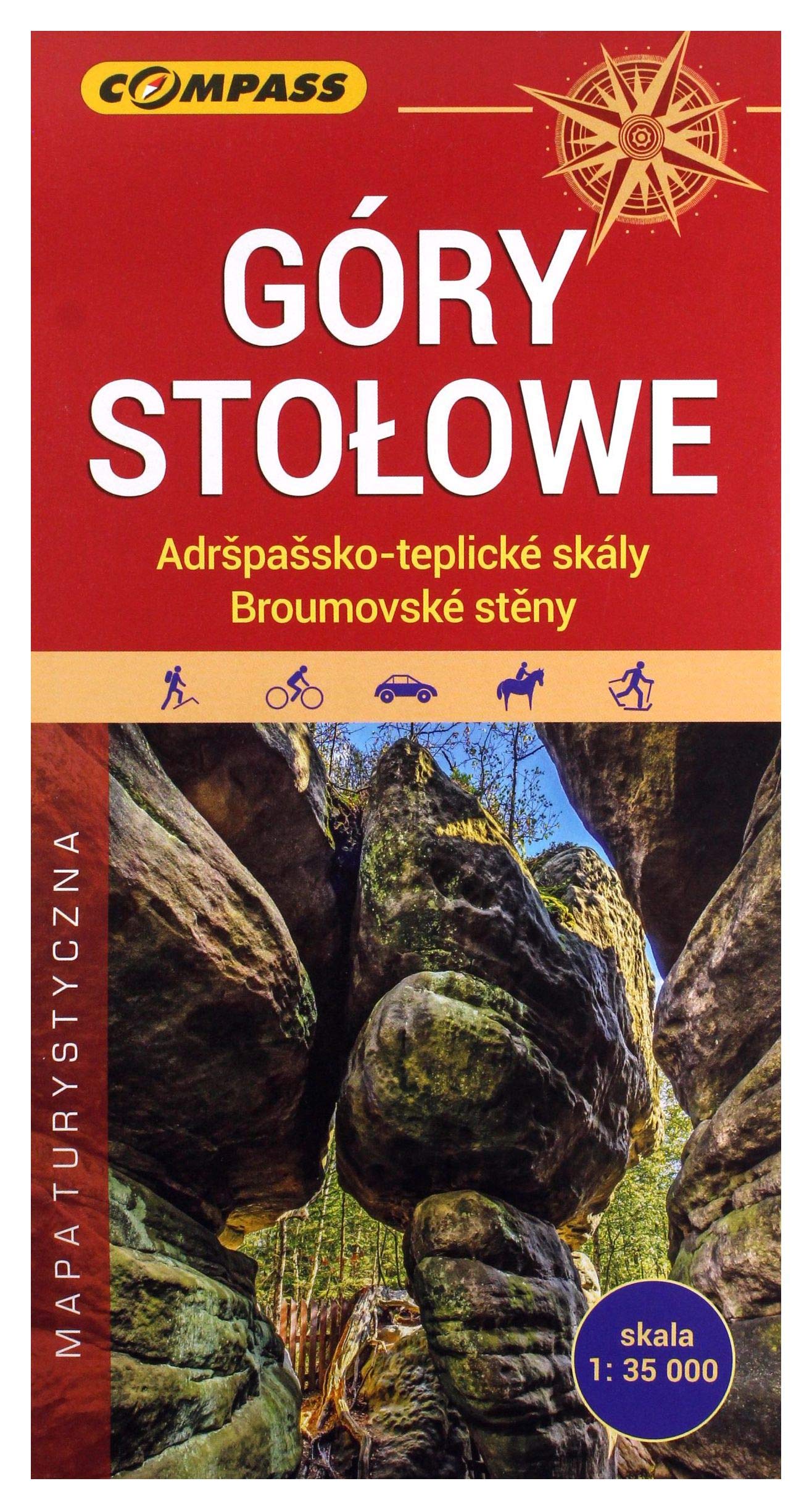 Góry Stołowe mapa turystyczna 1:35 000 Books
