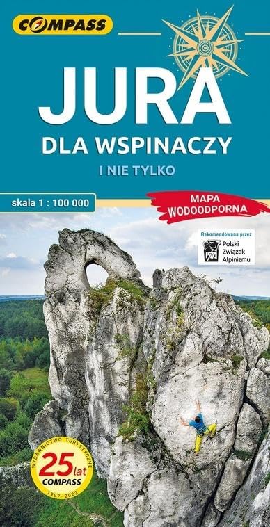 Jura dla wspinaczy i nie tylko Mapa laminowana 1:100 000 Maps & Plans