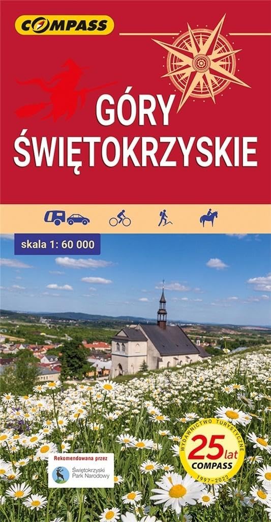 Góry Świętokrzyskie Mapa turystyczna 1:60 000 Maps & Plans