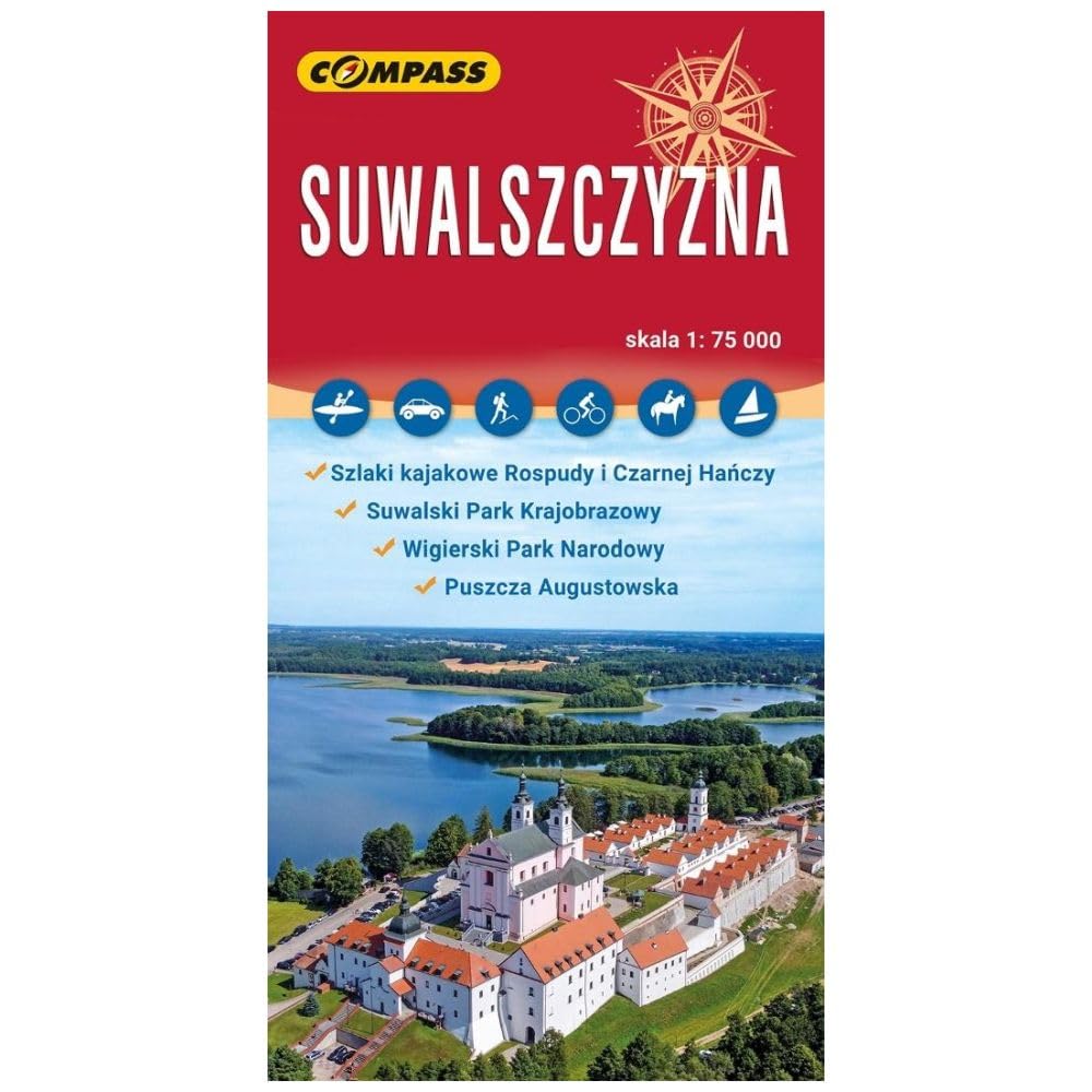 Suwalszczyzna Mapa turystyczna 1:75 000 Maps & Plans