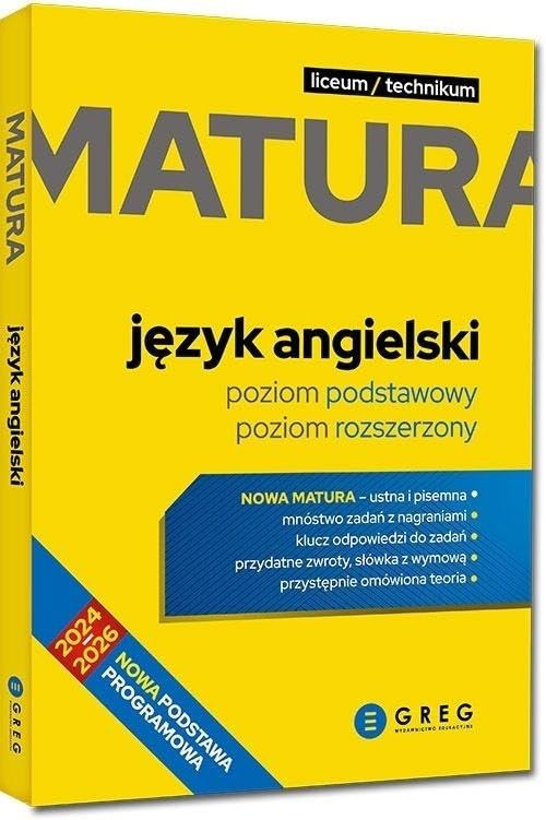 Matura - język angielski - 2024-2026 - repetytorium maturalne Books